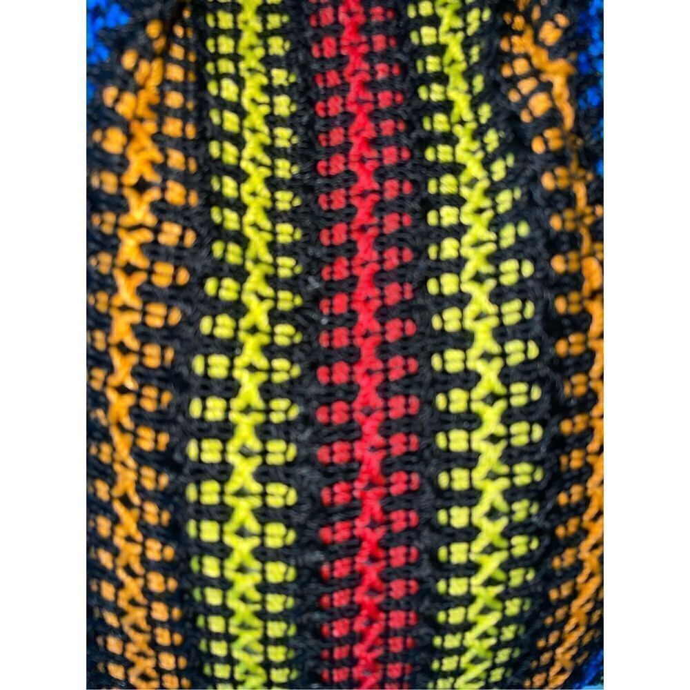 Multi Color Hand Crocheted Tote - Picture 11 of 12